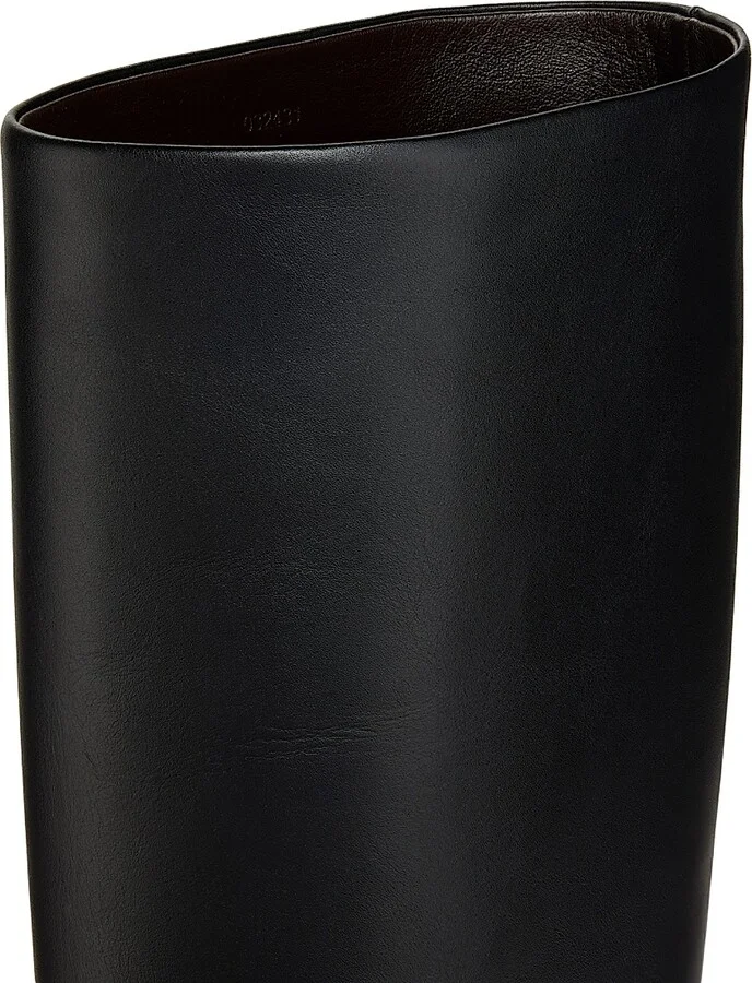Women's Eve 85MM Leather Boots - Black - Size 5.5 - Image 6