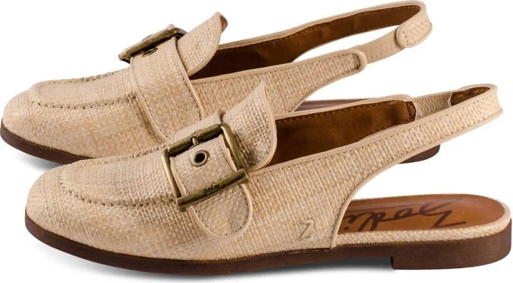 Women's Eve Raffia Mules In Natural
