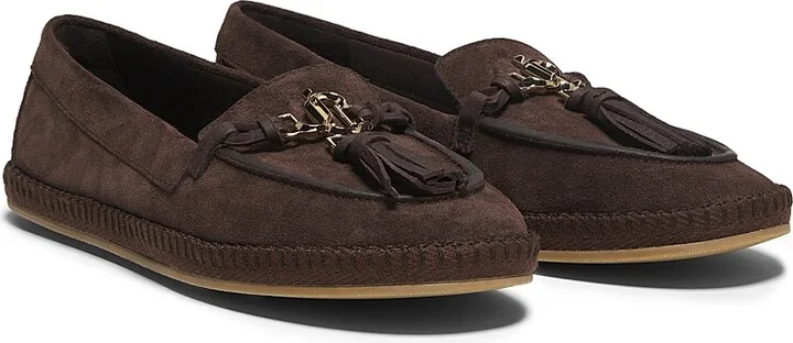 Women's Fabien Suede Flats - Chocolate Gold - Size 5 - Image 2