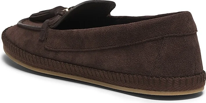 Women's Fabien Suede Flats - Chocolate Gold - Size 5 - Image 3