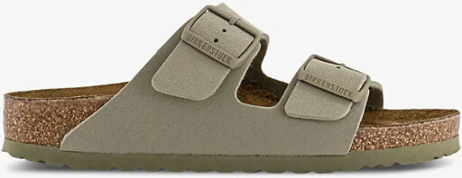 Womens Faded Khaki Bf Arizona Two-Strap Faux-Leather Sandals Eur 40.5 / 7.5 Uk Women