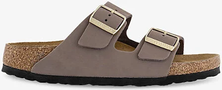 Womens Faded Purple Nubuck Arizona Two-Strap Suede Sandals Eur 40 / 7 Uk Women