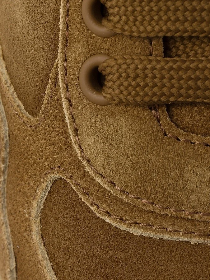 Women's Faded Suede Sneakers - Brown - Size 5.5 - Image 5