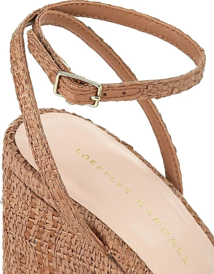 Women's Fae Braided Raffia Platform Sandals - Brown - Size 12 - Image 6