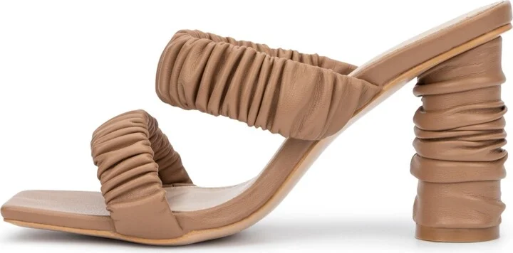 Women's Faina Ruched Heel Sandal - Image 3