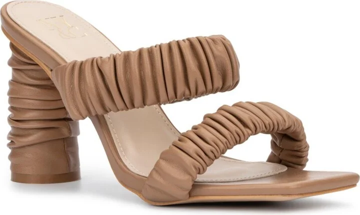 Women's Faina Ruched Heel Sandal