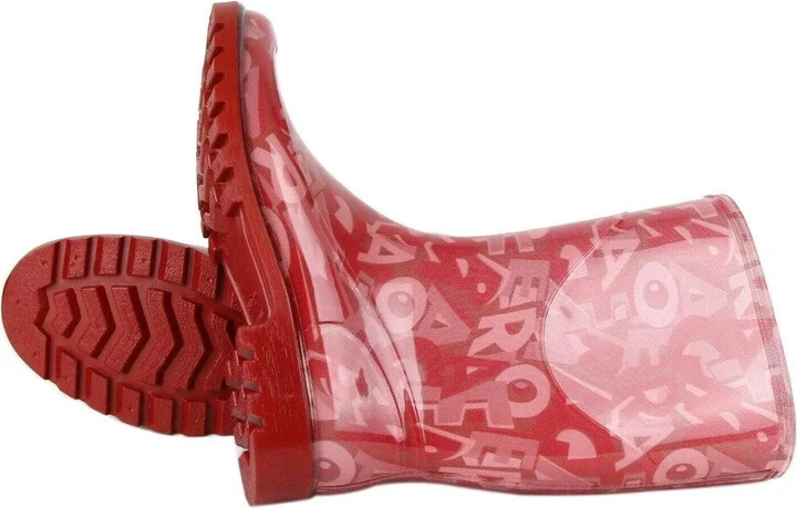 Women's Farabel Red Rubber Rain Boots