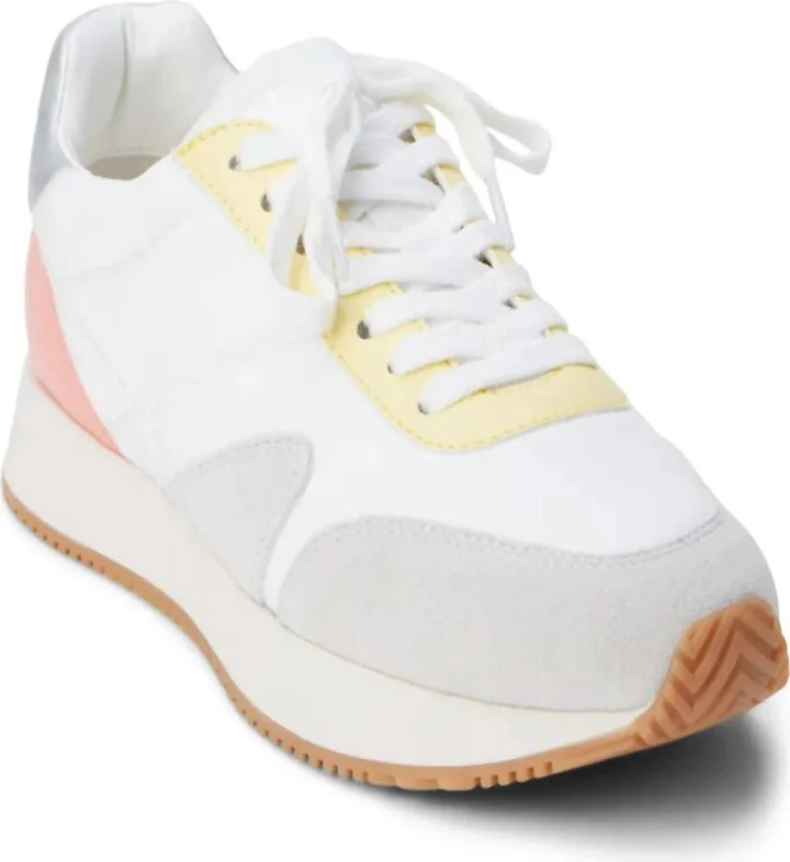 Women's Farrah Sneakers In White/yellow