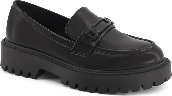 Women's Fashion Penny Loafers In Black