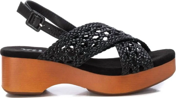 Women's Fashion Platform Sandals In Black