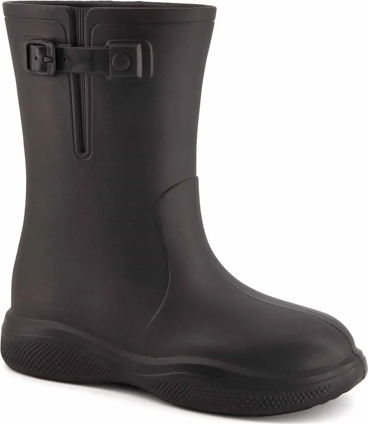 Women's Fashion Rain Boots In Black