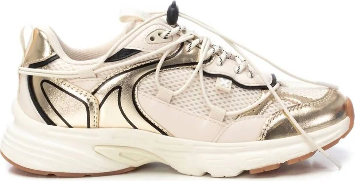 Women's Fashion Sneakers In Gold