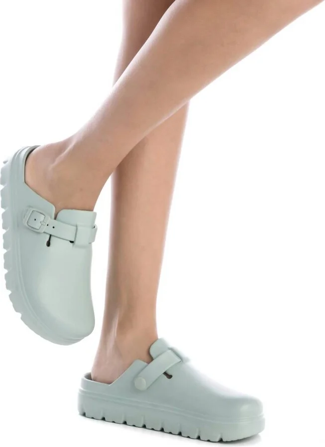 Women's Fashionable Clogs In Aqua