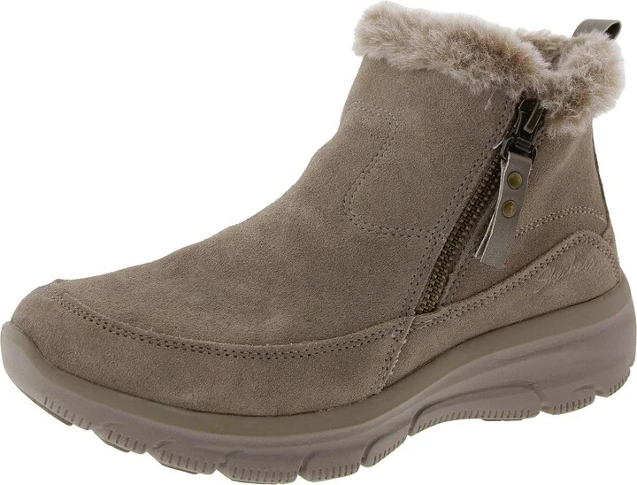 Womens Faux Fur Lined Faux Fur Shearling Boots
