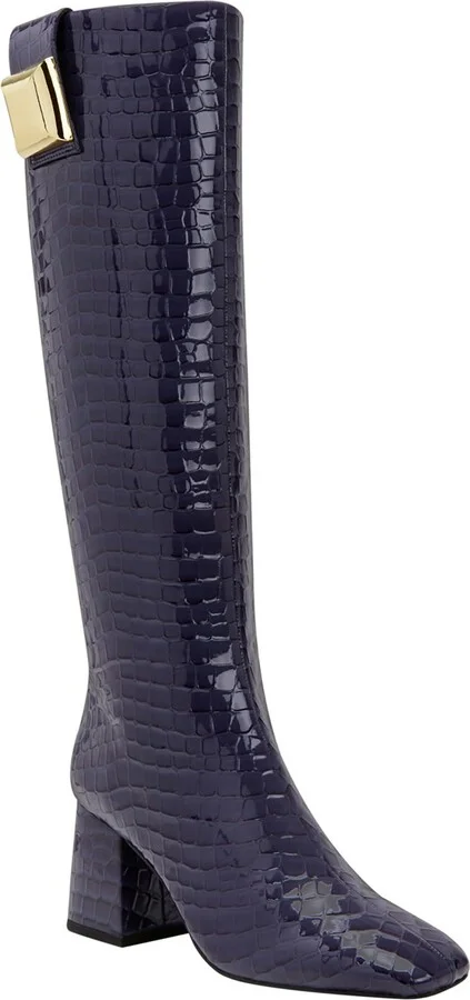 Womens Faux Leather Tall Knee-High Boots