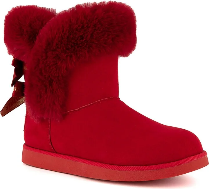 Womens Faux Suede Cozy Winter & Snow Boots