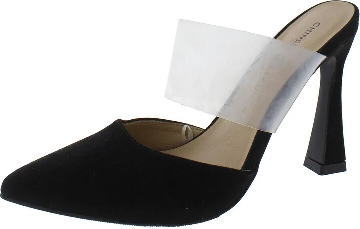 Womens Faux Suede Slide