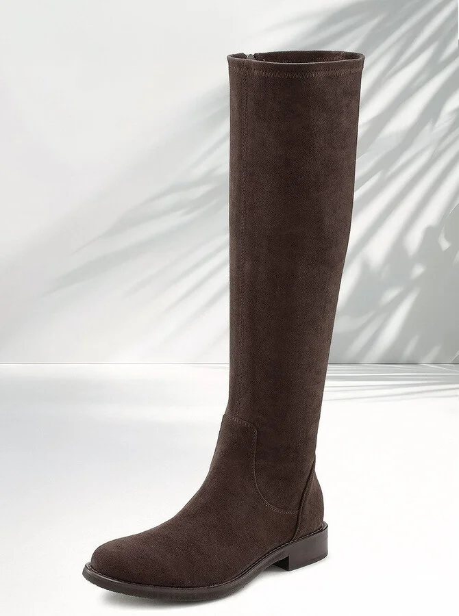 Women's Faux Suede Tall Boots