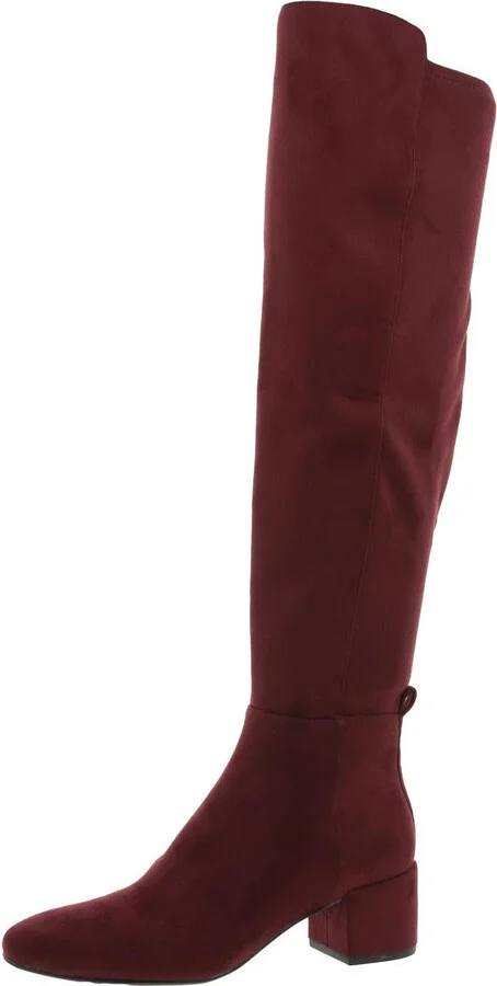 Womens Faux Suede Tall Over-The-Knee Boots