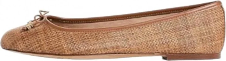 Women's Felicia Luxe Ballet Flat In Cuoio Weave