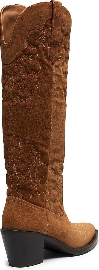 Women's Felix Suede Western Boots - Doe Dark Brown - Size 10.5 - Image 3