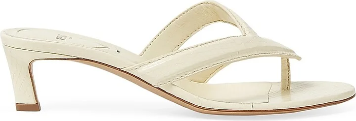 Women's Fendi Fling Thong Sandals - Yellow - Size 6