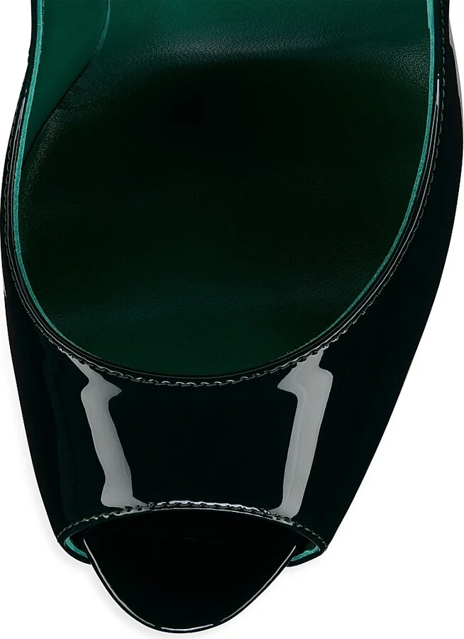 Women's Fetish 150MM Patent Leather Pumps - Tropical - Size 8 - Image 4