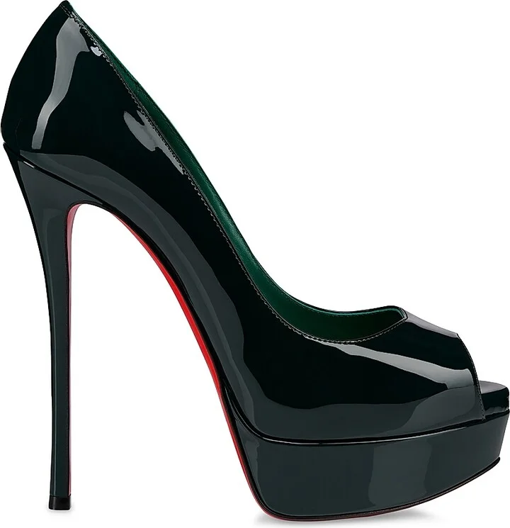 Women's Fetish 150MM Patent Leather Pumps - Tropical - Size 8