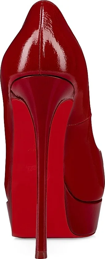 Women's Fetish Peep Patent Leather 150MM Pumps - Loubi - Size 11.5 - Image 3