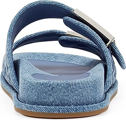 Women's FF Feel Denim Sandals - Blue - Size 6 - Image 3