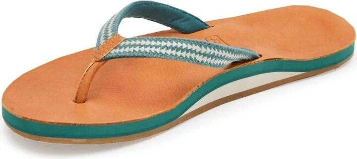 Women's Fields Puebla Flip Flop Sandals In Jade