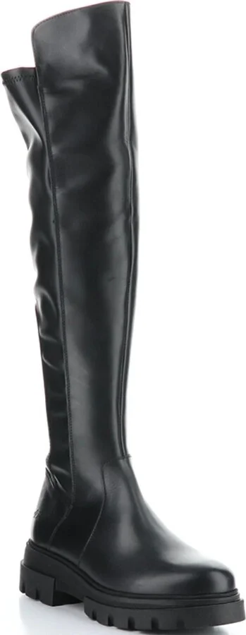 Women's Fifth Nappa Stretch Knee High Boot In Black