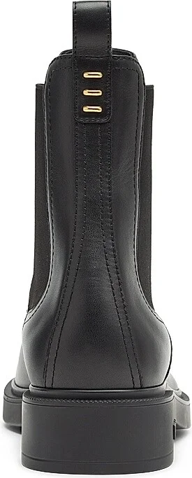 Women's Filo Leather Booties - Nero - Size 5.5 - Image 4