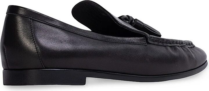 Women's Finn Leather Loafers - Black Leather - Size 5 - Image 4