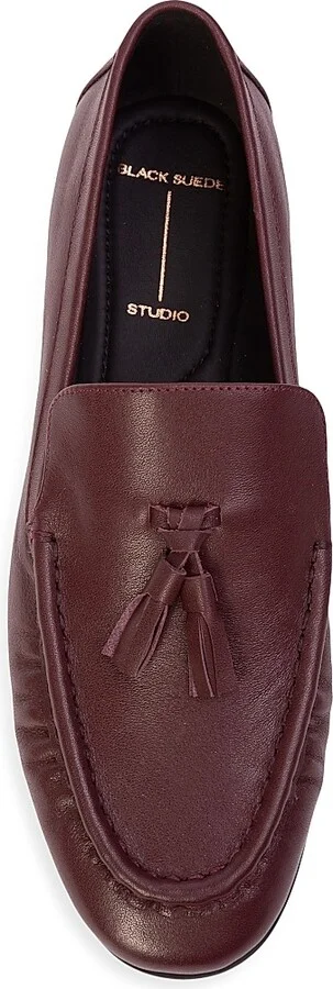 Women's Finn Leather Loafers - Black Leather - Size 5 - Image 11
