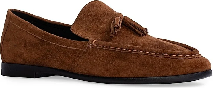 Women's Finn Suede Loafers - Tobacco Suede - Size 5 - Image 3