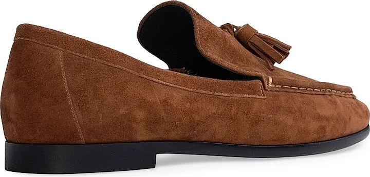 Women's Finn Suede Loafers - Tobacco Suede - Size 5 - Image 4