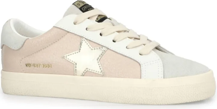 Women's Flair 30 Sneakers In Taupe Cracked Leather
