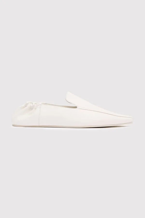 Women's Flat Loafer In White