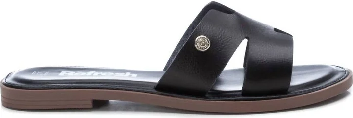 Women's Flat Sandals In Black