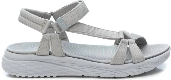 Women's Flat Sandals In Grey
