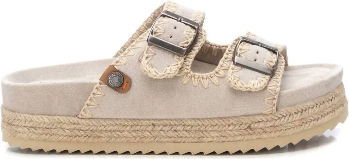 Women's Flat Sandals In Ice