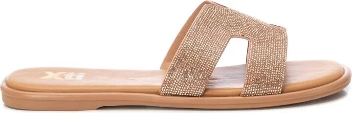 Women's Flat Sandals In Nude