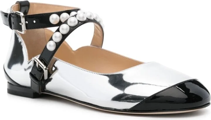 Women's Flat Shoes Silver - Image 2