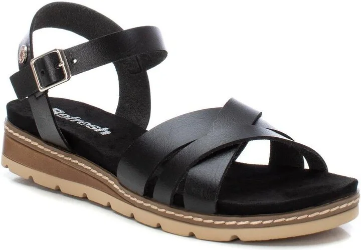 Women's Flat Strappy Sandals By Xti - Image 4