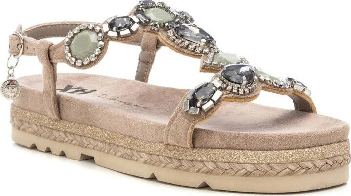 Women's Flat Suede Sandals By Xti - Image 2