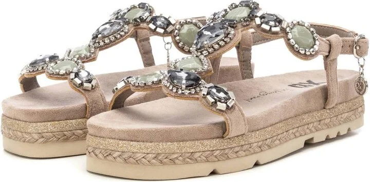 Women's Flat Suede Sandals By Xti - Image 5