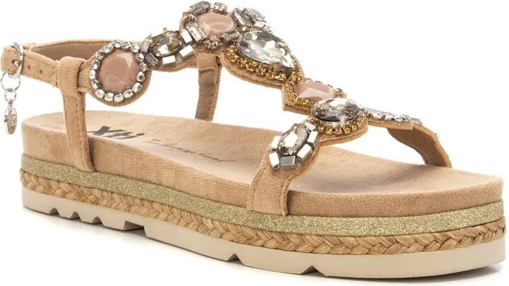 Women's Flat Suede Sandals By Xti - Image 6
