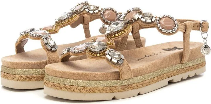 Women's Flat Suede Sandals By Xti - Image 9