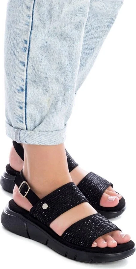 Women's Flat Suede Sandals By Xti - Image 10